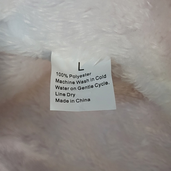 JoyDaog NWOT Pink Shawl Design Fleece Lined Winter Dog/Pet Jacket Size Large HP - Picture 8 of 12